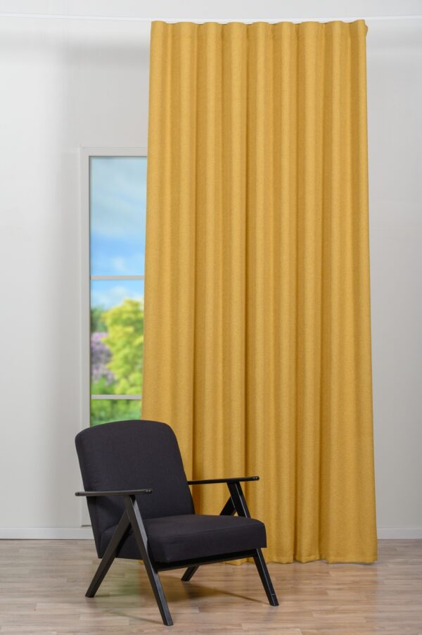 Draperie Plush mustar 04 - imagine 3